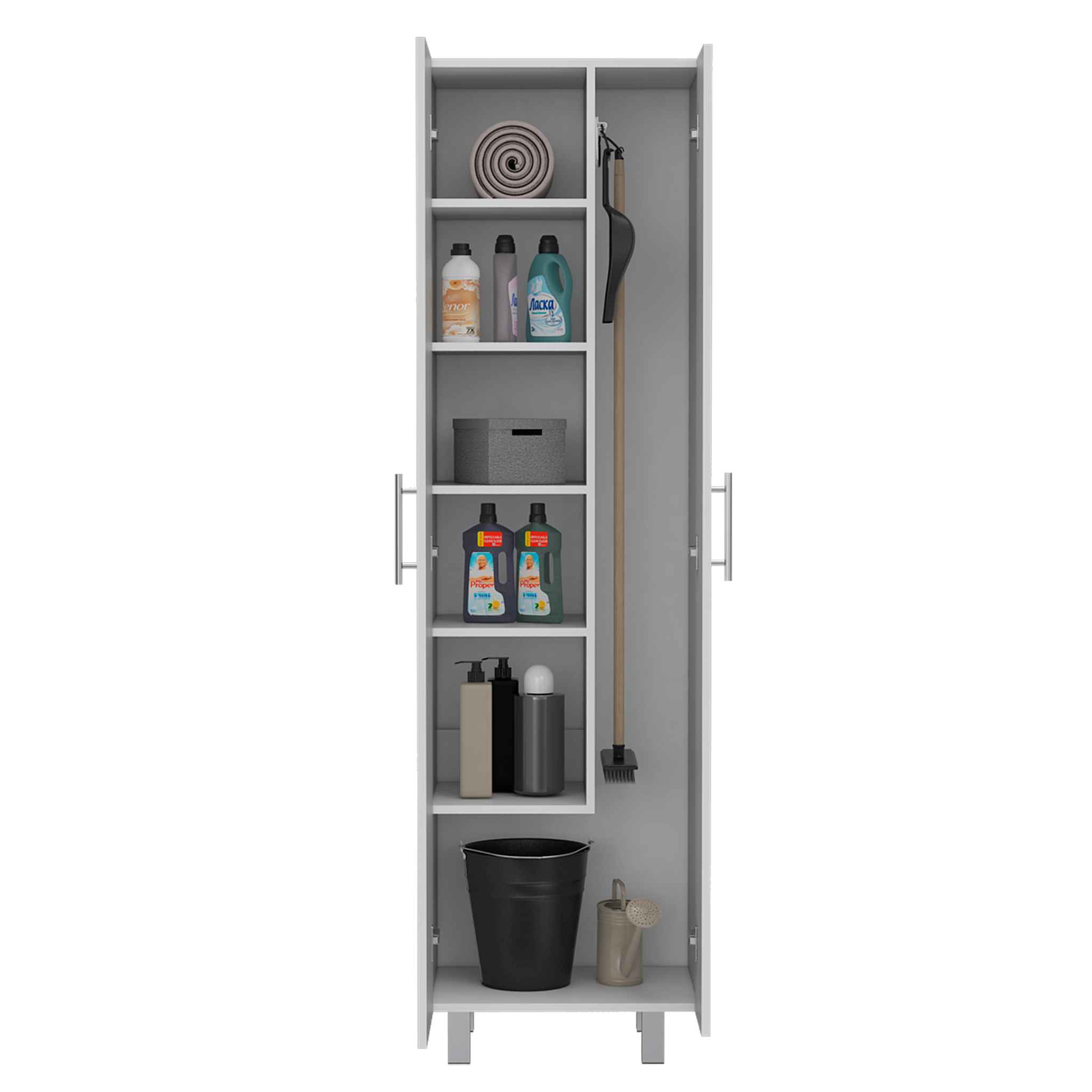 Cleaning Cabinet Depot White